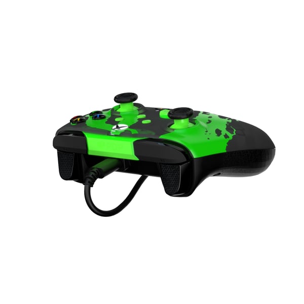 PDP REMATCH GLOW Advanced Svart, Grön USB Spelplatta Analog / Digital PC, Xbox One, Xbox Series S, Xbox Series X