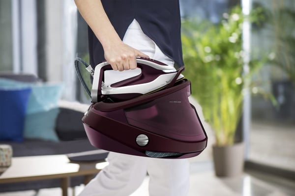 Tefal Pro Express Vision GV9810 3000 W 1,1 L Durilium AirGlide Autoclean soleplate Rød, Hvid