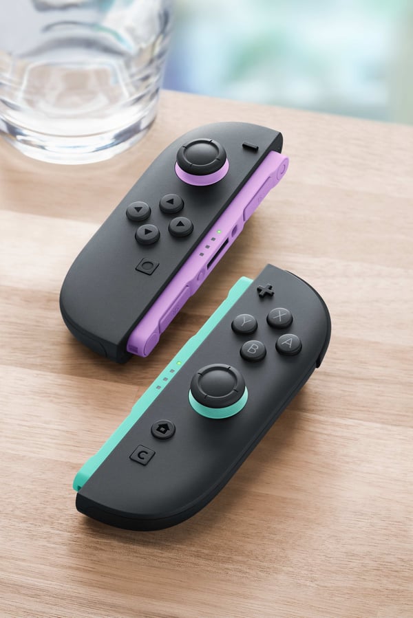 Nintendo Joy-Con 2 Svart, Ljusgrön, Lila Bluetooth Spelplatta Analog / Digital Nintendo Switch 2