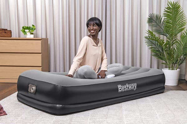 Bestway 67723 / 23 luftmadrass Enkelmadrass Svart, Grå Unisex