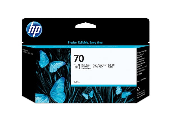 HP 70, Designjet-mustekasetti, valokuvamusta, 130 ml