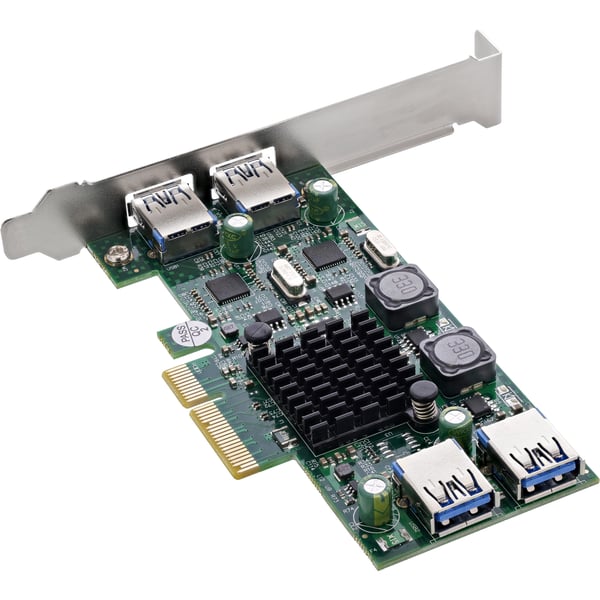 InLine 76619M nätverkskort/adapters Intern USB 3.2 Gen 1 (3.1 Gen 1)