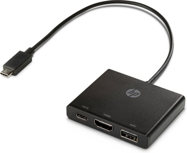 HP 1BG94AA USB grafisk adapter Sort