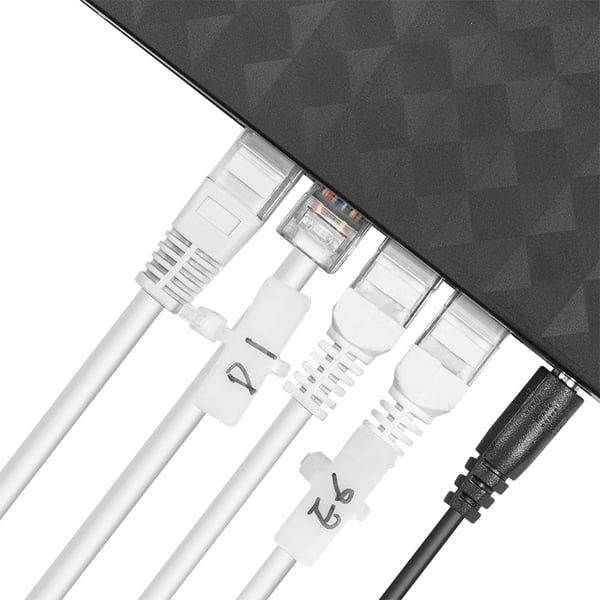 LogiLink KAB0069 kabelsamlare Bord Buntbandsankare Transparent 100 styck