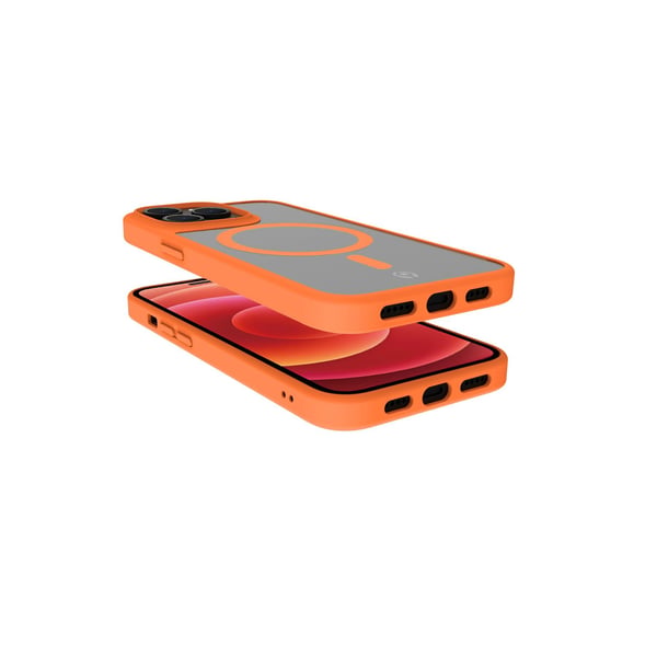 Celly Magmatt mobiltelefon etui 15,5 cm (6.1") Cover Transparent, Gul