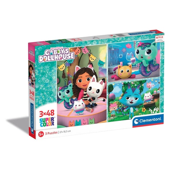 Clementoni Gabby’s Dollhouse Kontur puslespil 48 stk Tegnefilm Clementoni Gabby’s Dollhouse Kontur puslespil 48 stk Tegnefilm