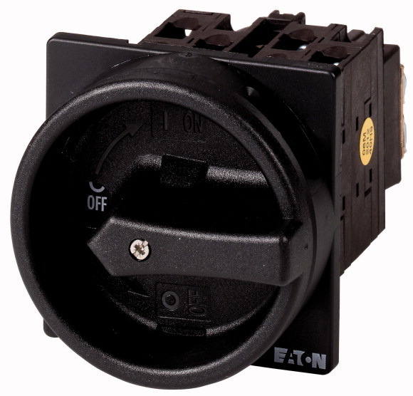 Eaton T0-2-1/EA/SVB-SW Drejekontakt 3P Sort