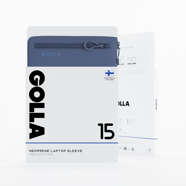 Golla 601655 taske og etui til laptop 38,1 cm (15") Blå