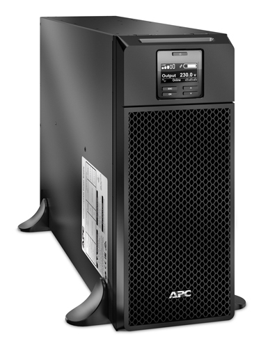 APC Smart-UPS On-Line UPS-virtalähde Taajuuden kaksoismuunnos (verkossa) 6 kVA 6000 W 10 AC-pistorasia(a)