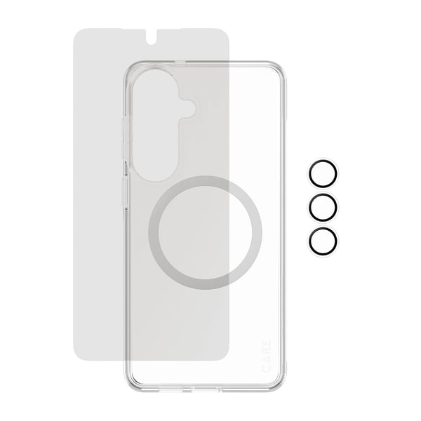 PanzerGlass ® | CARE™ by ® Privacy 3-in-1 Bundle Samsung Galaxy S26+ Genomskinligt skärmskydd 1 styck