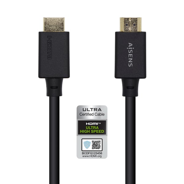 AISENS A150-0422 HDMI-kaapeli 1,5 m HDMI-tyyppi A (vakio) Musta