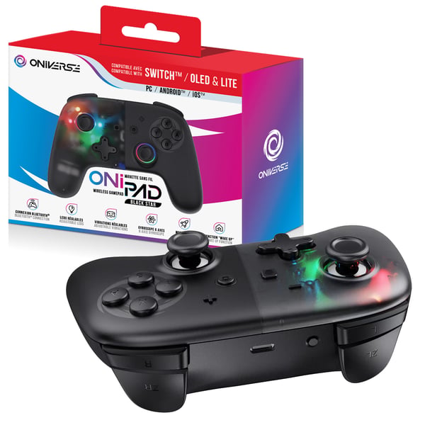 Oniverse Onipad Sort Bluetooth Gamepad Analog/digital Android, Nintendo Switch, PC, iOS