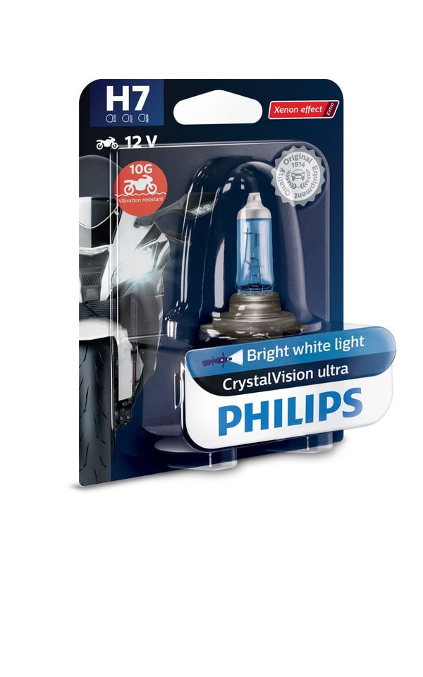 Philips CrystalVision Ultra 12972CVUBW Motorcykellyskilder