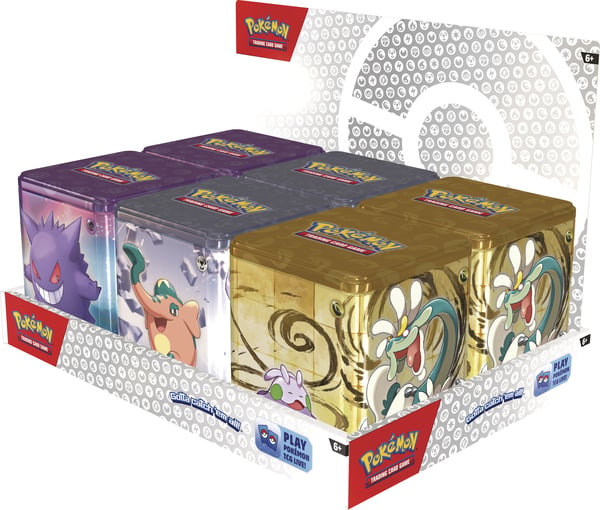 Pokémon Stapel-Tin 30 min. Udvidelsespakker til kortspil Samlerobjekt