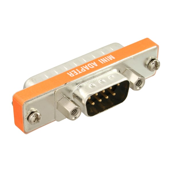 InLine 31219L kabel kønsskifter 9pin male 25-pin Sub D Sølv