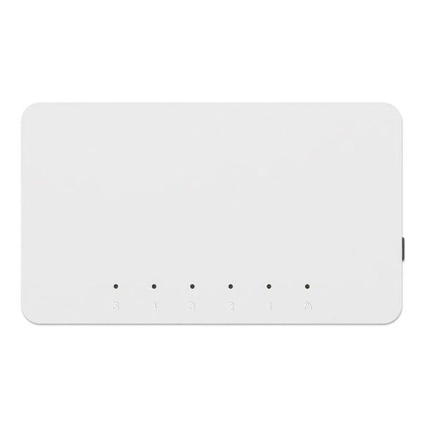 Manhattan 560672 nätverksswitchar Ohanterad Fast Ethernet (10/100) Vit