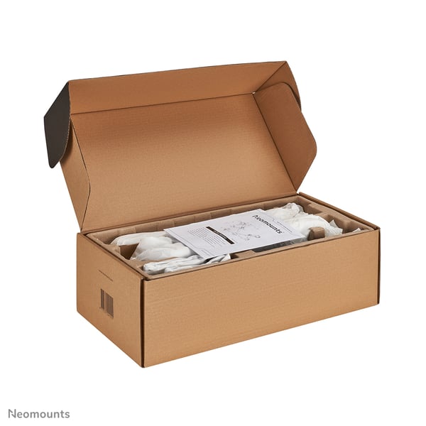 Neomounts DS70S-950WH2 monitorin kiinnike ja jalusta 88,9 cm (35") Vastaanotto Valkoinen