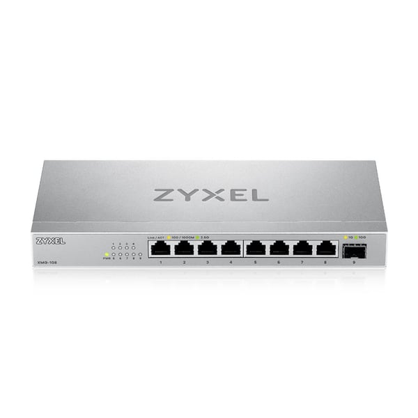 Zyxel XMG-108 Hallitsematon 2.5G Ethernet (100/1000/2500) Hopea