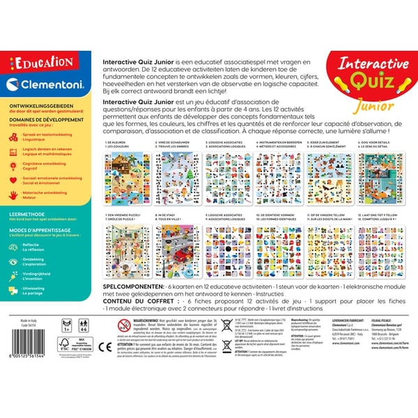 Clementoni 56154 lautapeli Tietopeli
