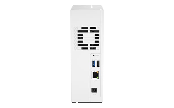 QNAP TS-133 NAS & lagringsserver Tower Cortex-A55 2 GB DDR4 0 TB QNAP Turbo System Hvid