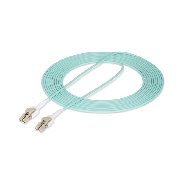 StarTech.com 5 m LC/LC-UPC OM4 -monimuotoinen kuituoptinen patch-kaapeli, 100 Gbps - Patch-kaapeli - LC/UPC Multi-M