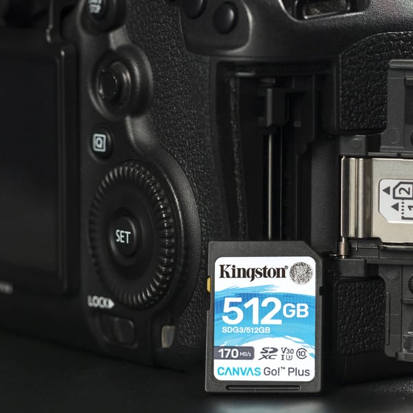 Kingston Flash-kort Canvas Go! Plus - SDXC UHS-I - 512 GB