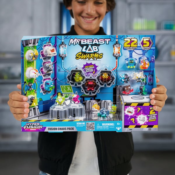 Moose Toys MrBeast Lab Swarms Hyper Fusion Chaos XL pack