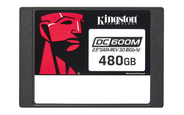 Kingston Technology 480 Gt DC600M (sekalaiseen käyttöön tarkoitettu) 2,5” yritystason SATA SSD