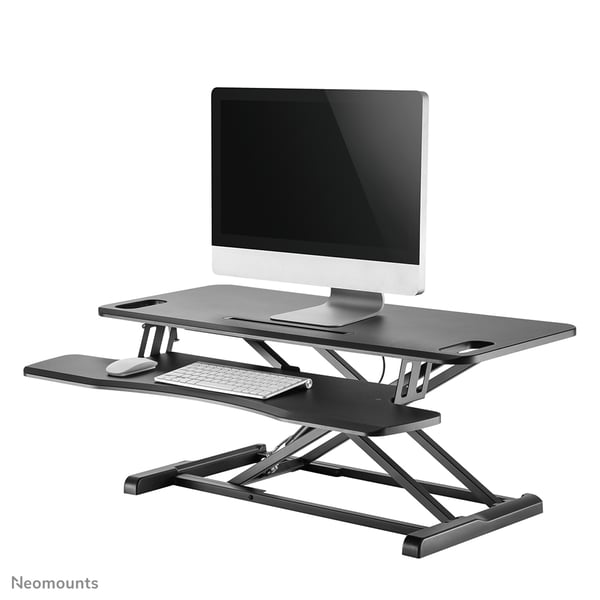 Neomounts NS-WS300BLACK desktop arbejdsplads med siddestativ