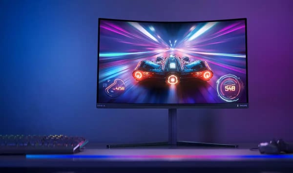 Philips Evnia 5000 32M2C5500W/00 tietokoneen litteä näyttö 80 cm (31.5") 2560 x 1440 pikseliä Quad HD LCD Musta