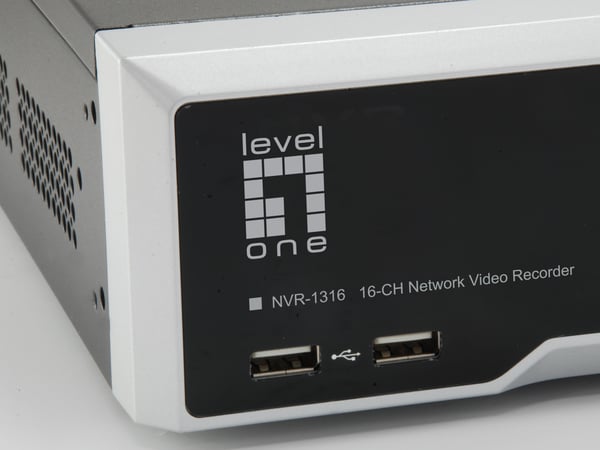 LevelOne NVR-1316 verkkovideotallennin Musta