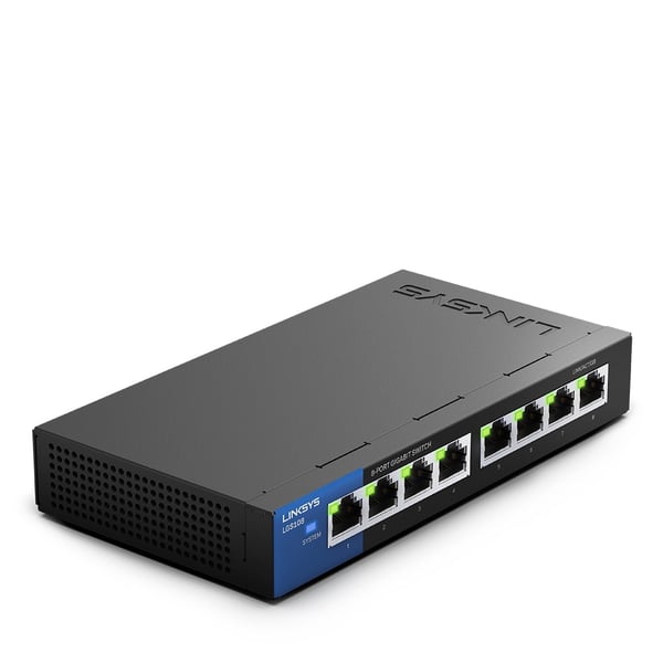 Linksys 8-portars Business Desktop Gigabit-switch (LGS108)