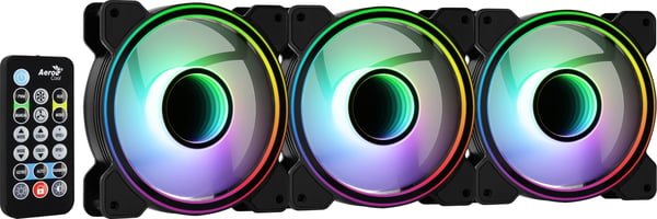 Aerocool Mirage 12 ARGB Pro Datorväska Fan 12 cm Svart
