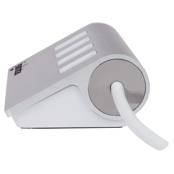 Manhattan 163767 gränssnittshubbar USB 3.2 Gen 1 (3.1 Gen 1) Type-A 5000 Mbit/s Aluminium, Vit