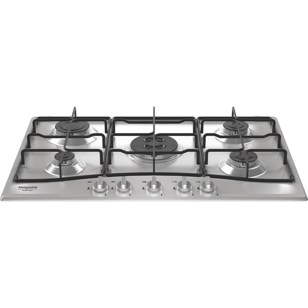 Hotpoint PCN R753N T/IX/HA Rustfrit stål Indbygget 75 cm Gaskomfur 5 zone(s)
