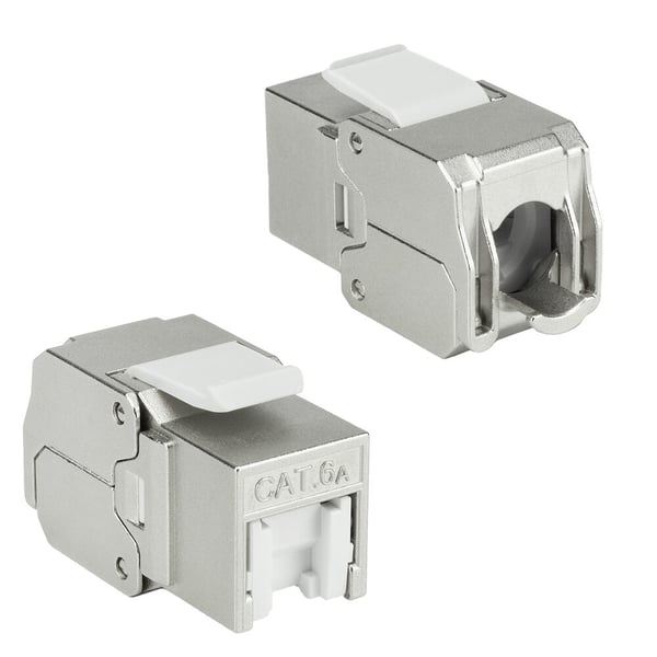 ACT TD6525 kabel kønsskifter RJ45 IDC Sølv, Hvid