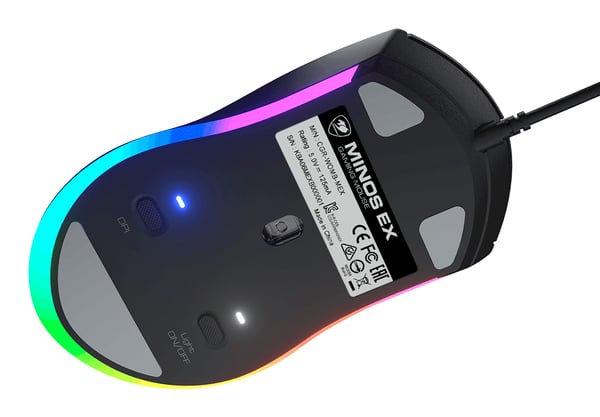 COUGAR CGR-WOMB-MEX mus Spil Højre hånd USB Type-A Optisk 6400 dpi
