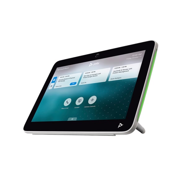 HP Poly TC10 White Touch Controller No Radio GSA/TAA Hvid