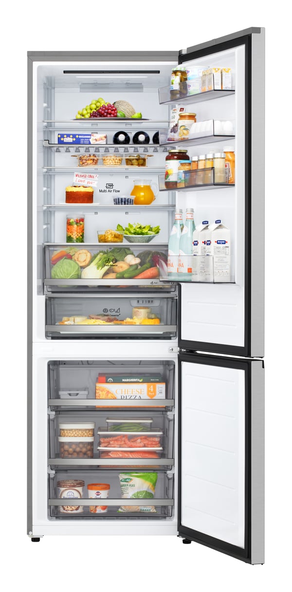 LG GBBW322DPY Fritstående 465 L Sølv