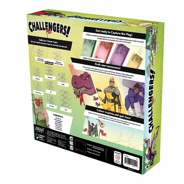 Asmodee Challengers! Challengers! 45 min Kortspel Kortbytesspel
