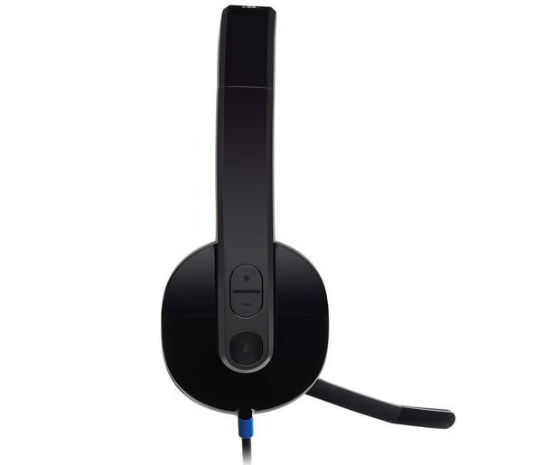 Logitech H540 USB Headset Kabel Huvudband Kontor/callcenter USB Type-A Svart
