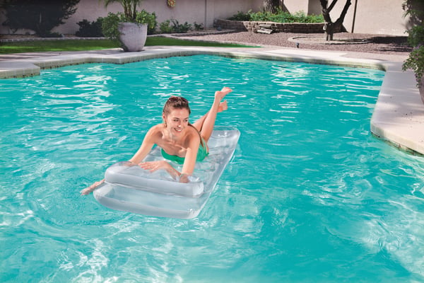Bestway 43024 pool- och badmadrass Grå, Transparent Vinyl
