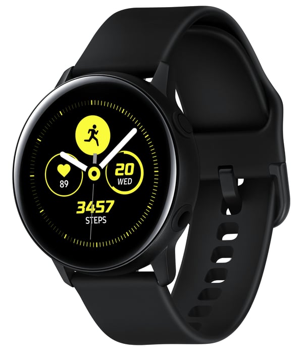 Samsung Galaxy Watch Active 2,79 cm (1.1") OLED 40 mm Digital 360 x 360 pixel Berøringsskærm Sort Wi-Fi GPS (satellit)