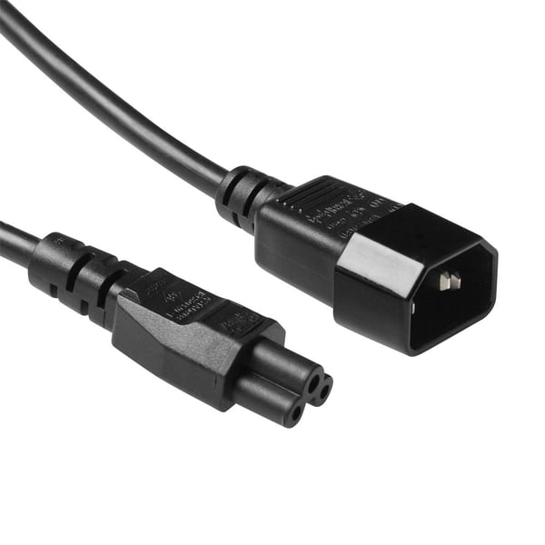 ACT AK5252 strömkablar Svart 0,25 m IEC C14 IEC C5