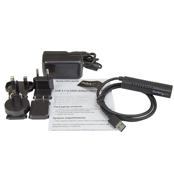 StarTech.com USB312SAT3 interface-kort/adapter