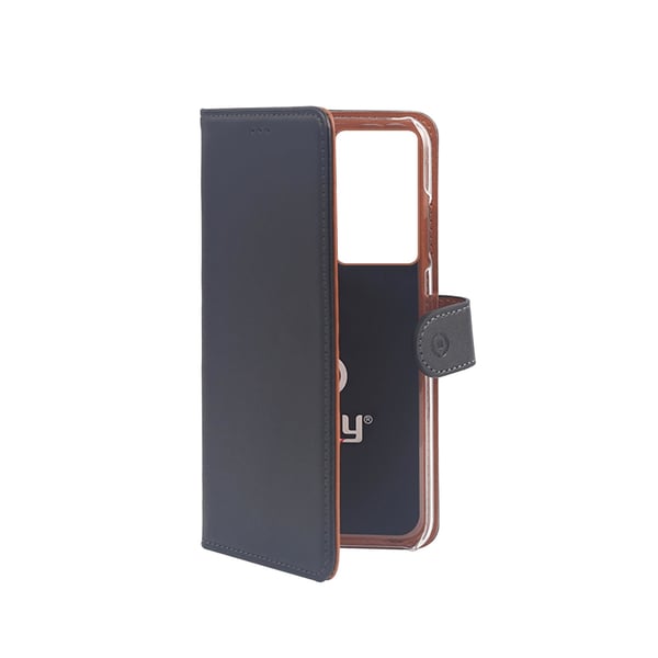 Celly Wally mobiltelefon etui 17,3 cm (6.8") Folie Sort, Brun