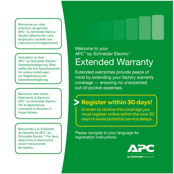 APC Service Pack 3 Year Extended Warranty 3 vuosi/vuosia