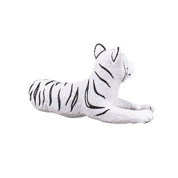 Mojo Fun White Tiger cub lying down