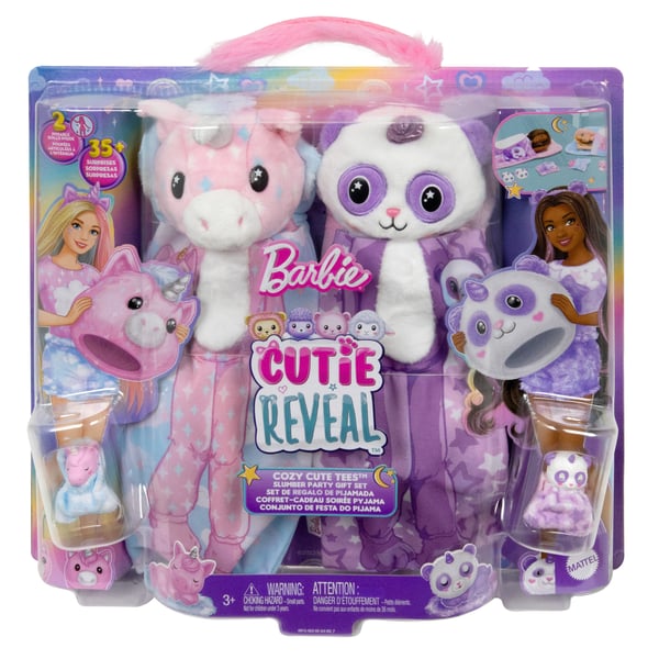 Barbie Cutie Reveal Slumber Party -lahjapakkaus