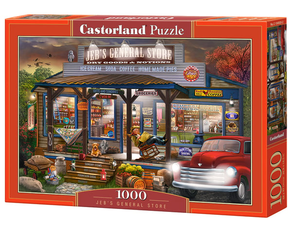 Castorland Jeb's General Store 1000 pcs Pussel 1000 styck Byggnader